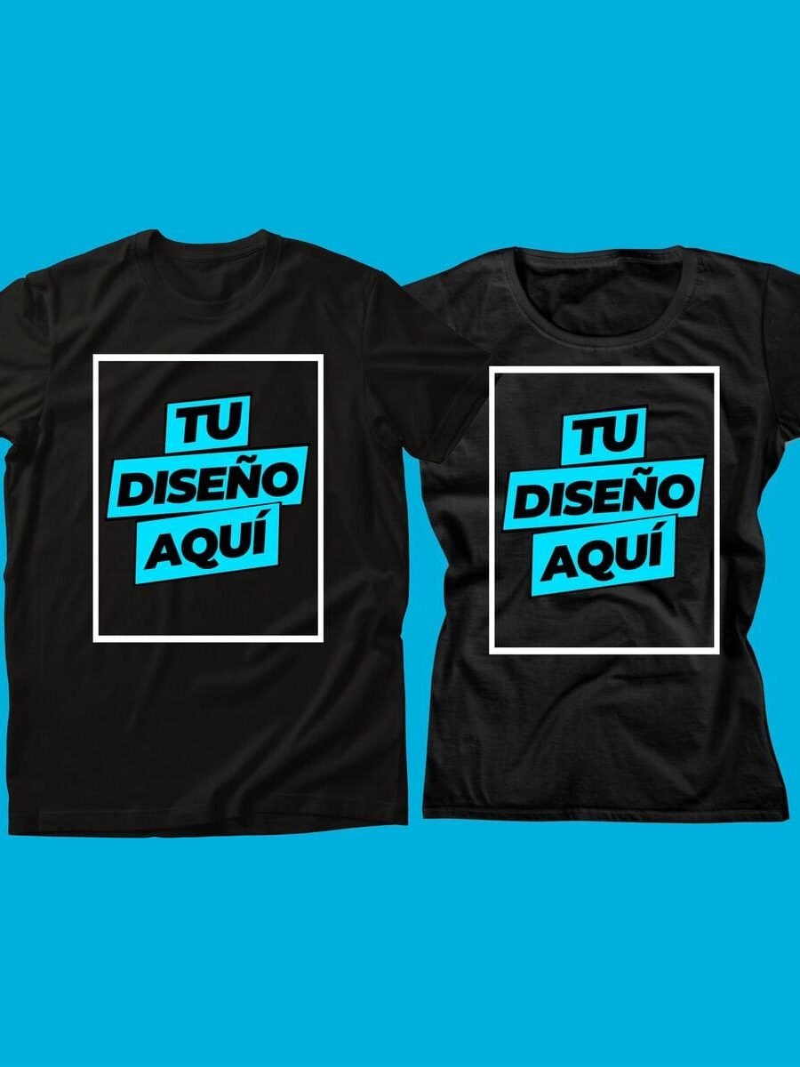 PLAYERA PLAYERA HOMBRE + PLAYERA MUJER
