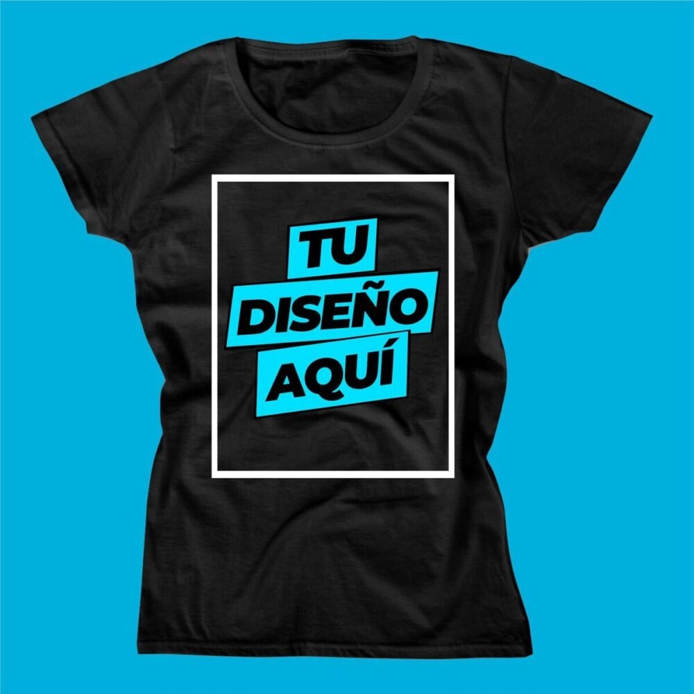 BLACK / NEGRO PLAYERA MUJER