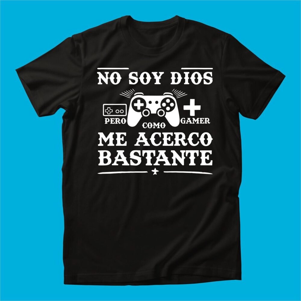 PLAYERA DIOS GAMER HOMBRE