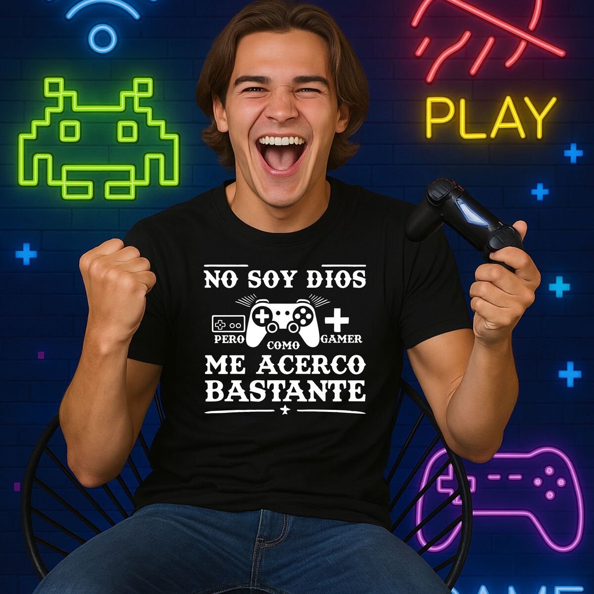 PLAYERA DIOS GAMER HOMBRE - Imagen 2