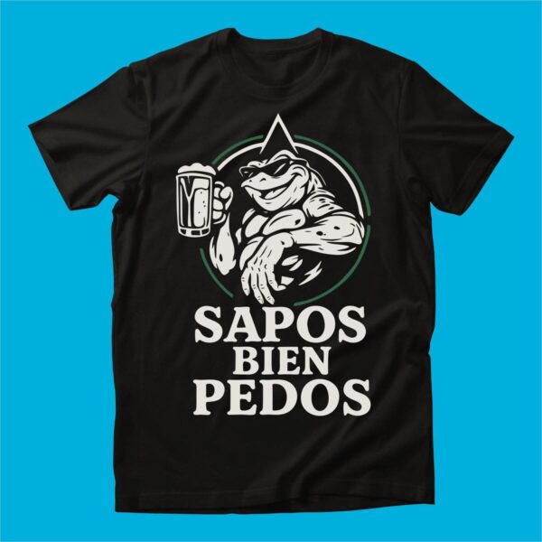 PLAYERA SAPOS BIEN PEDOS HOMBRE