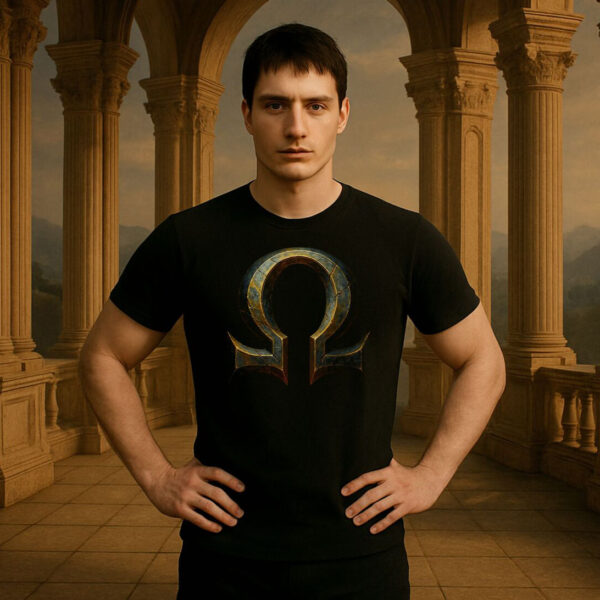 PLAYERA GOD OMEGA HOMBRE