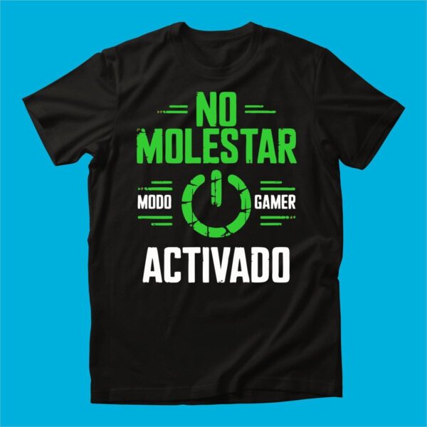 PLAYERA MODO GAMER NO MOLESTAR HOMBRE