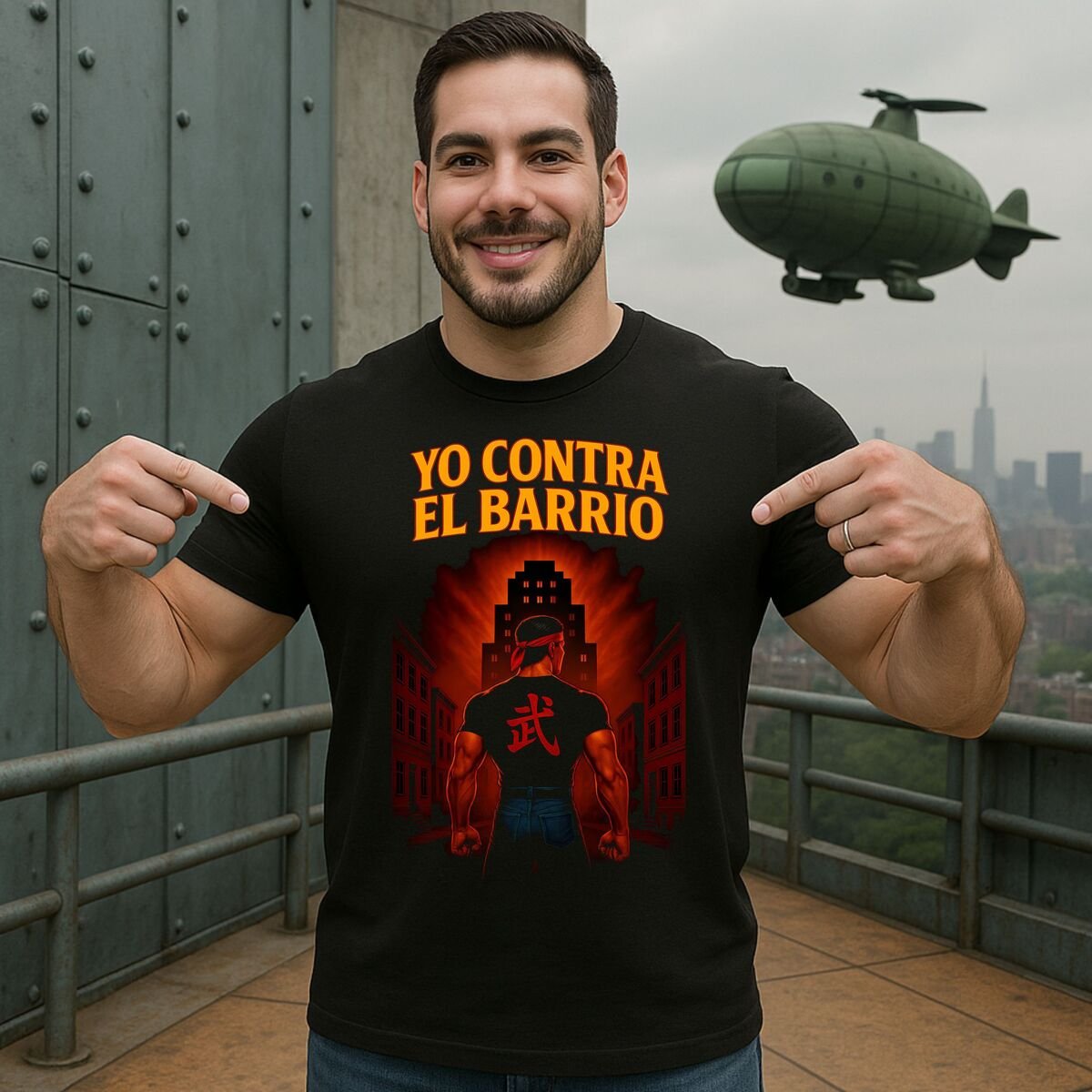 PLAYERA CONTRA EL BARRIO HOMBRE - Imagen 2