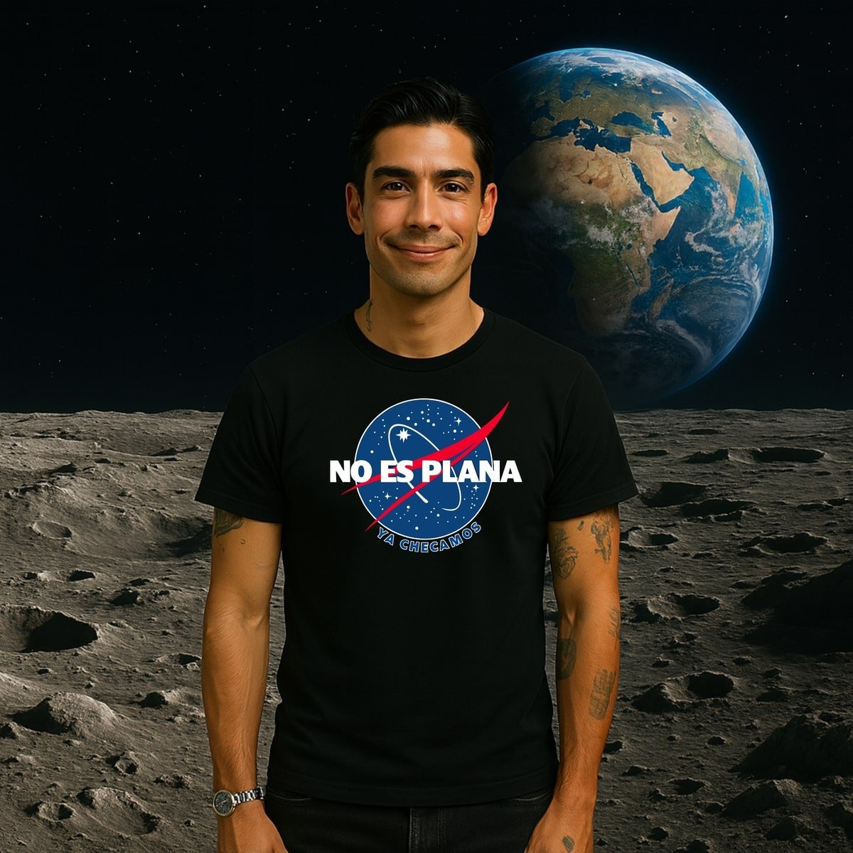 PLAYERA NO ES PLANA HOMBRE - Imagen 2