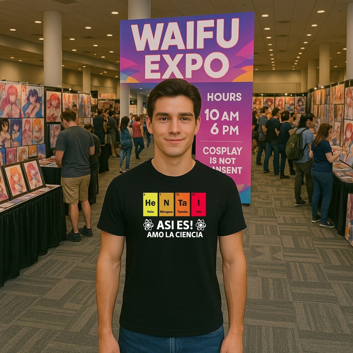 PLAYERA HENTAI CIENCIA HOMBRE - Imagen 2