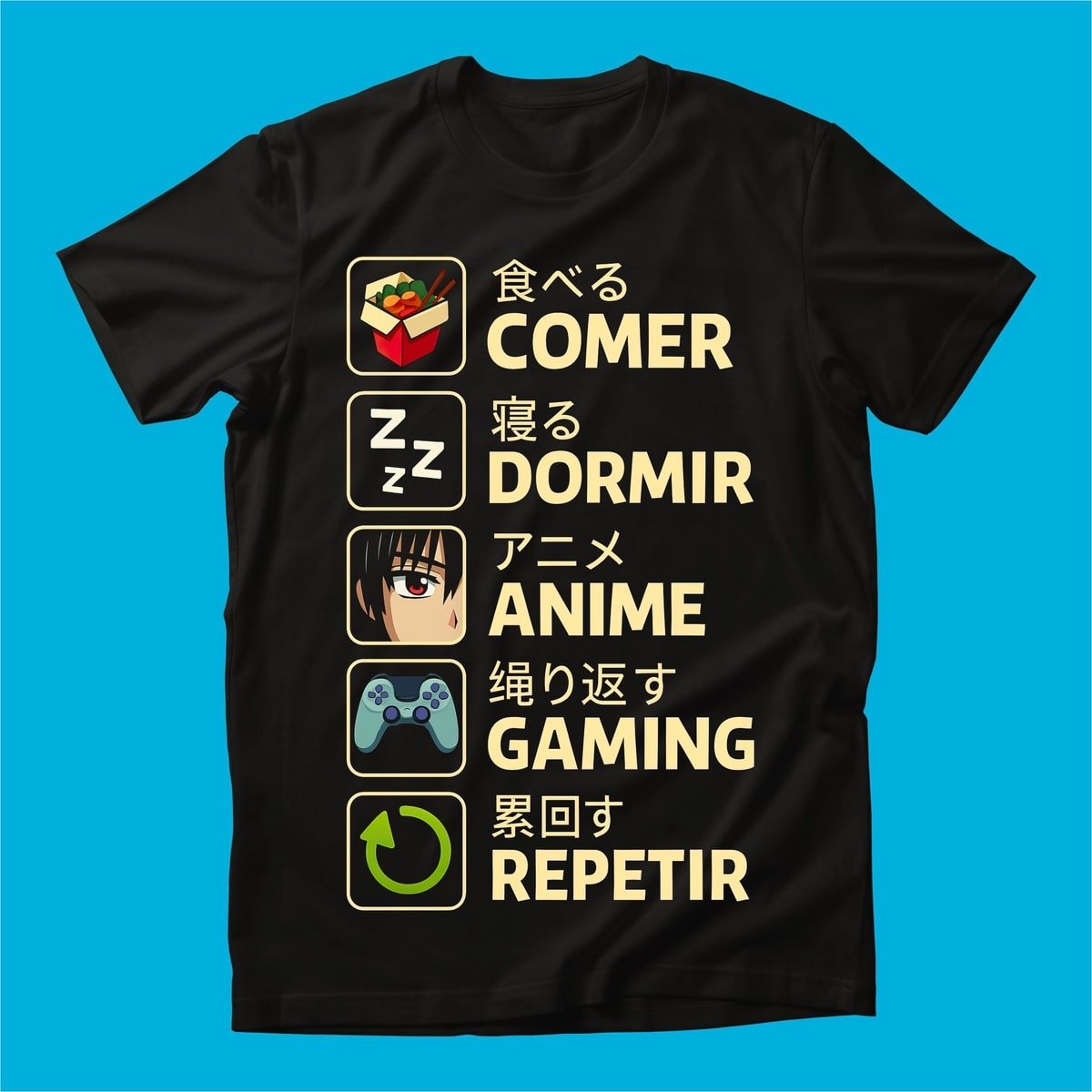PLAYERA VIDA GEEK HOMBRE