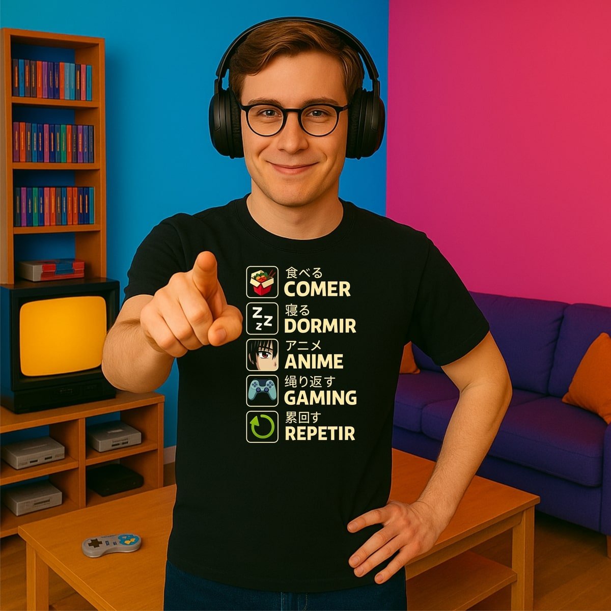 PLAYERA VIDA GEEK HOMBRE - Imagen 2