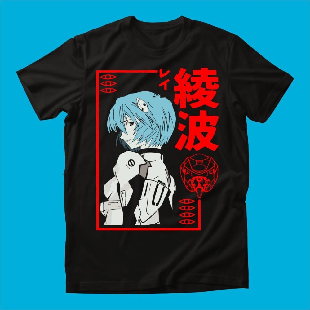 PLAYERA EVANGELION REI HOMBRE