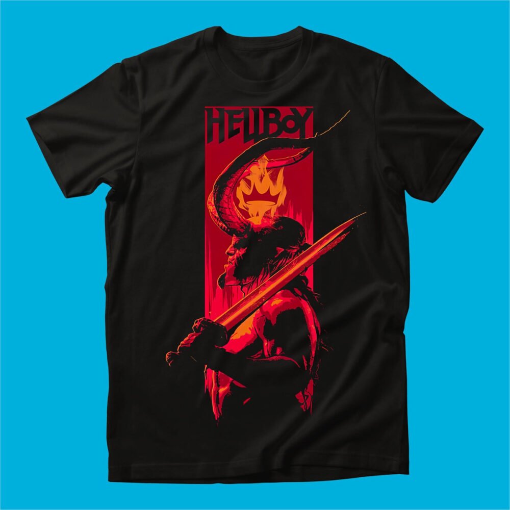 PLAYERA HELLBOY ESPADA HOMBRE