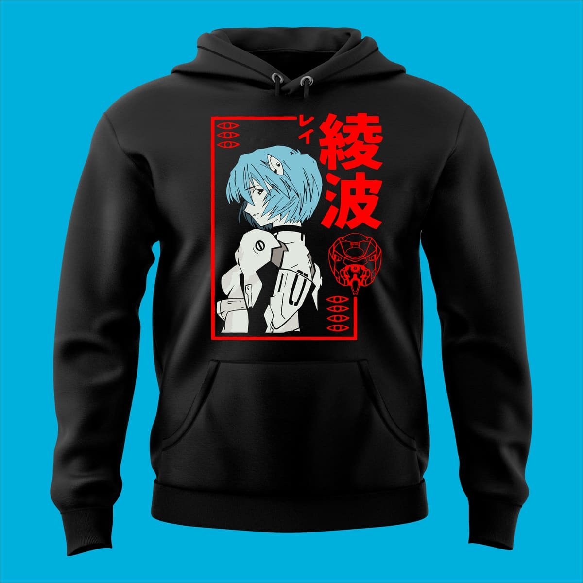SUDADERA EVANGELION REI