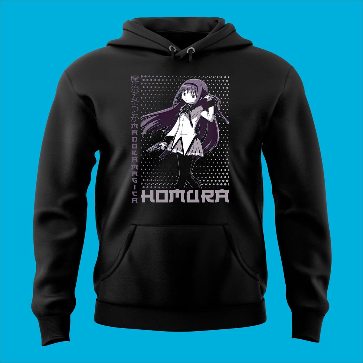 SUDADERA MADOKA MAGICA HOMURA
