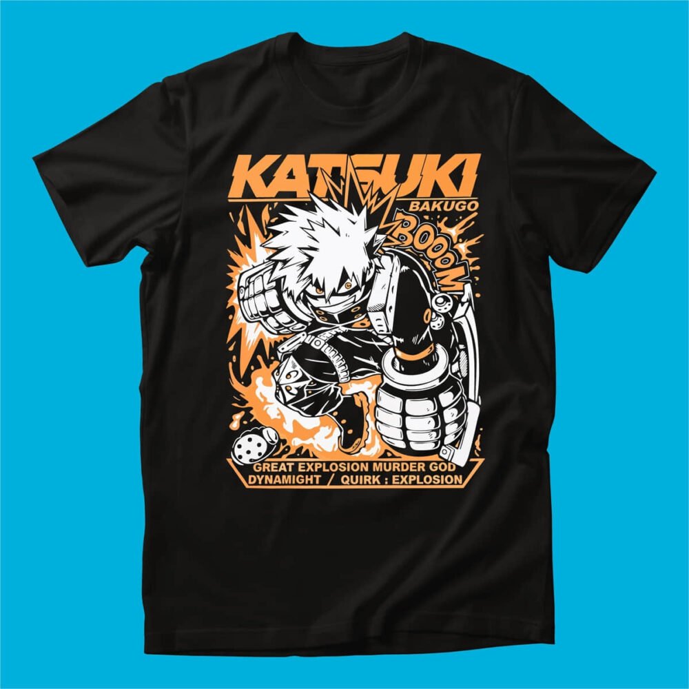 PLAYERA MY HERO ACADEMIA BAKUGO
